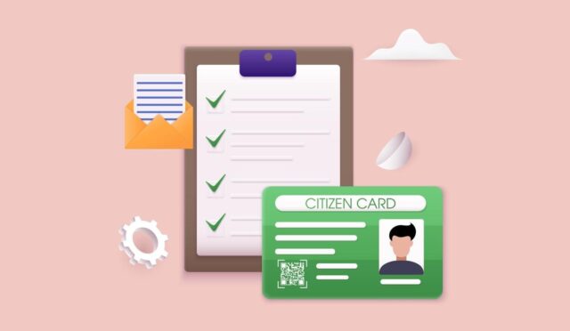 permanent-residency-card-green-card-concept-3d-web-free-vector
